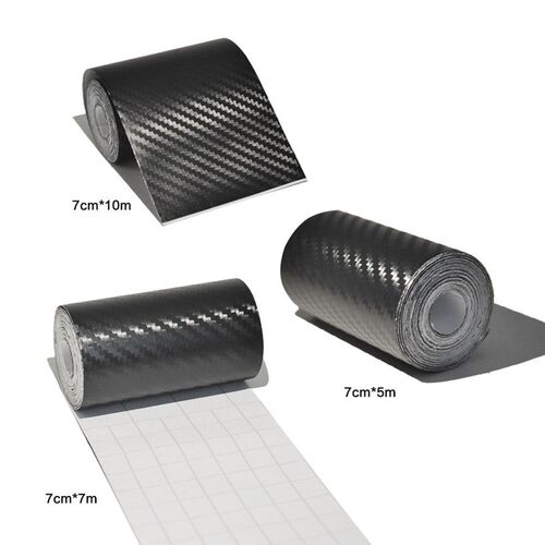 Nano Carbon Fiber Car er DIY Paste Protector Strip Auto Door