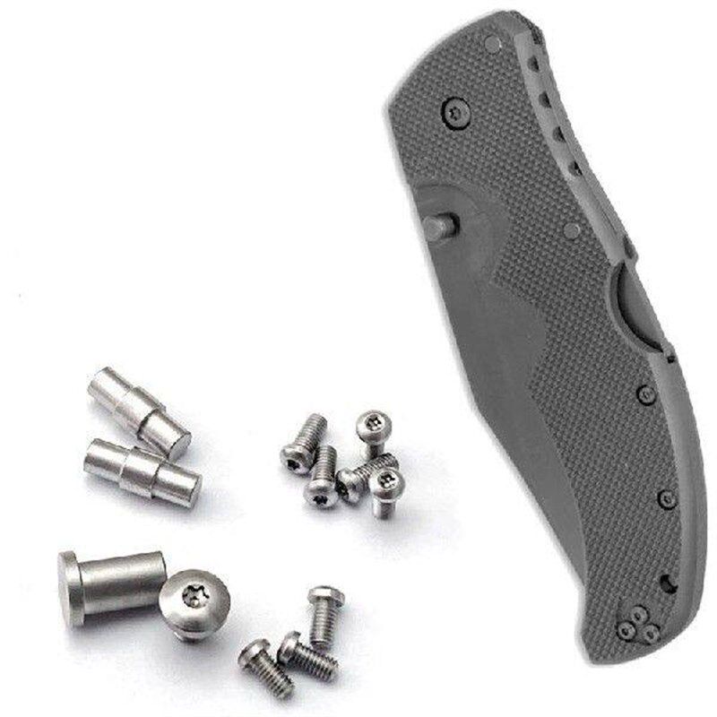 1Set Knife Handle Screw Stainless Steel DIY Custom Screws - 实物图