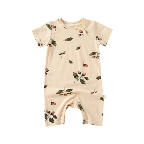 Babys Short-sleeved jumpsuit Summer Thin Clothes for Boys a