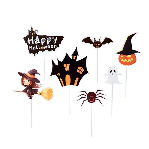 Halloween Cake Decoration Witch plug in jack o  lantern Mou
