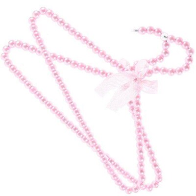 Kids Hangers Mini Small Clothes Pearl Home Hanging