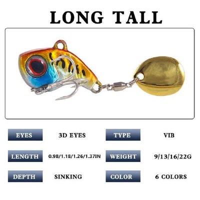 Fake Lure Artificial Bait Sinking Spinner Craftsmanship