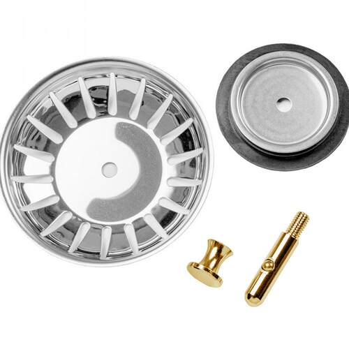 Stainless Steel Kitchen Sink Strainer Stopper Waste Plug Sin