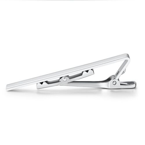 Tie Clip for Men Metal Copper Simple Bar Clasp Practical Nec