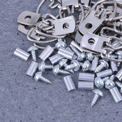 1 Set Of Wire Picture Wire Rope Picture Hanger Hanging Hook