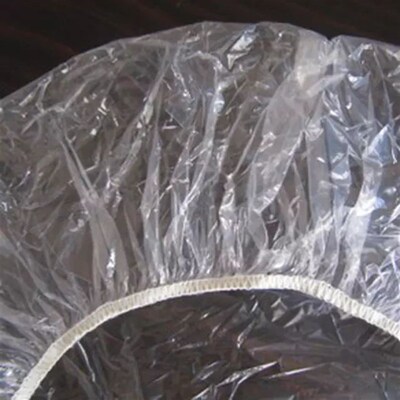 100pcs Disposable Shower Caps Hat Clear Bathing Shower Cap