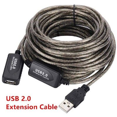 USB 2.0 Extension Cable 5M/10M/15M USB 2.0 Extender USB