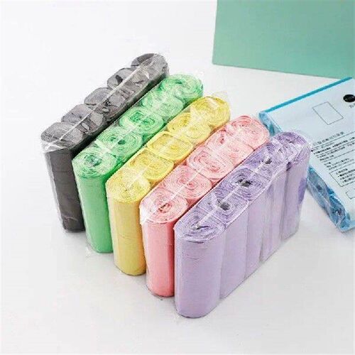 100Pcs 5 Rolls 1 Pack Household Disposable Trash Pouch