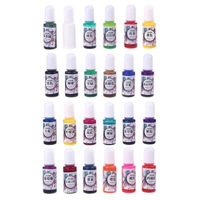 6pcs 10ml Epoxy Resin Diffusion Pigment DIY Handmade Scented