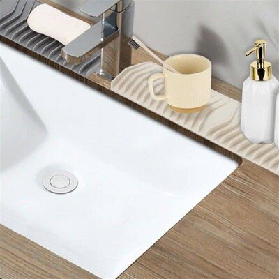 Silicone Sink Drain Mat Anti-slip Slope Design Kitchen Sink