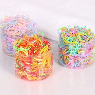 One-time rubber band black high elastic hair bands hair rope