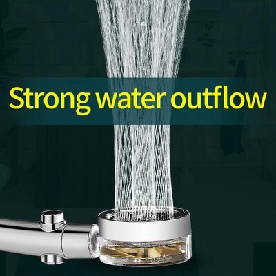 Propeller Shower Head Rainfall High Preassure Water Saving B