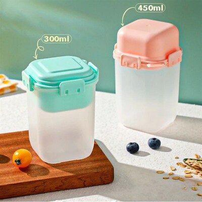 Carry-on Oatmeal Cups Children Breakfast Cups Overnight Seal