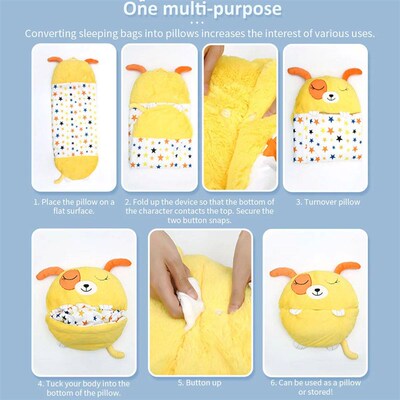 Sleeping Bag Kids Cartoon Sleepsacks Childrens Sleeping Bag
