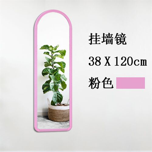 Full Length Mirror with Stand Wall-Mounted Aluminum Alloy