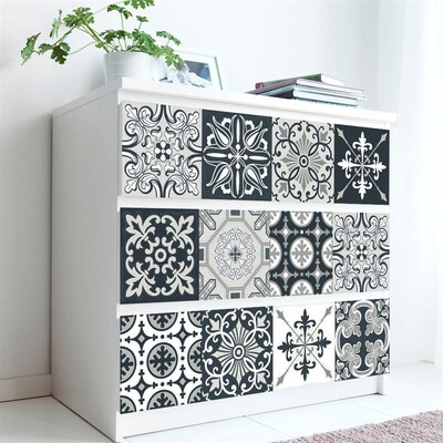 Portuguese Style Ceramic kitchen Tiles Abstract Pattern Wall