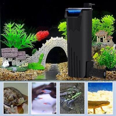 Space-saving Tank Filter for Small Aquariums Fast Effective