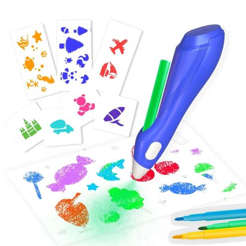 Electric Watercolor Spray Pen Children Hand-painted Color Pa
