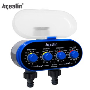 Ball Valve Electronic Automatic Watering Two Outlet Four Dia