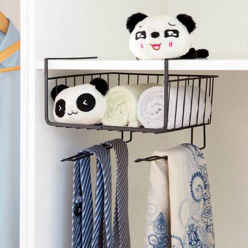 Kitchen Wrought Iron Storage Organizer Racks Closet Cabinet