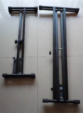 升降 小型双管X型(管长75CM)小型电子琴架/电钢琴/古筝架