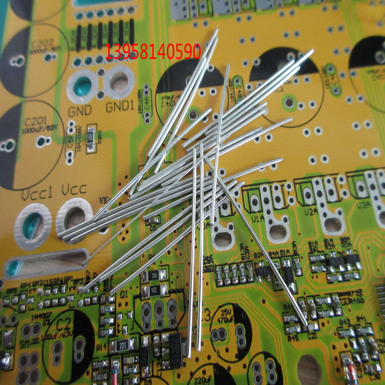 镀锡跳线 直跳线铜跨线 直线型 线径0.5mm 长度20mm 一包一万个