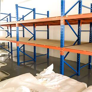 重型货架匹架布料货架立三柱架库房多层高752位货仓库仓储货布架