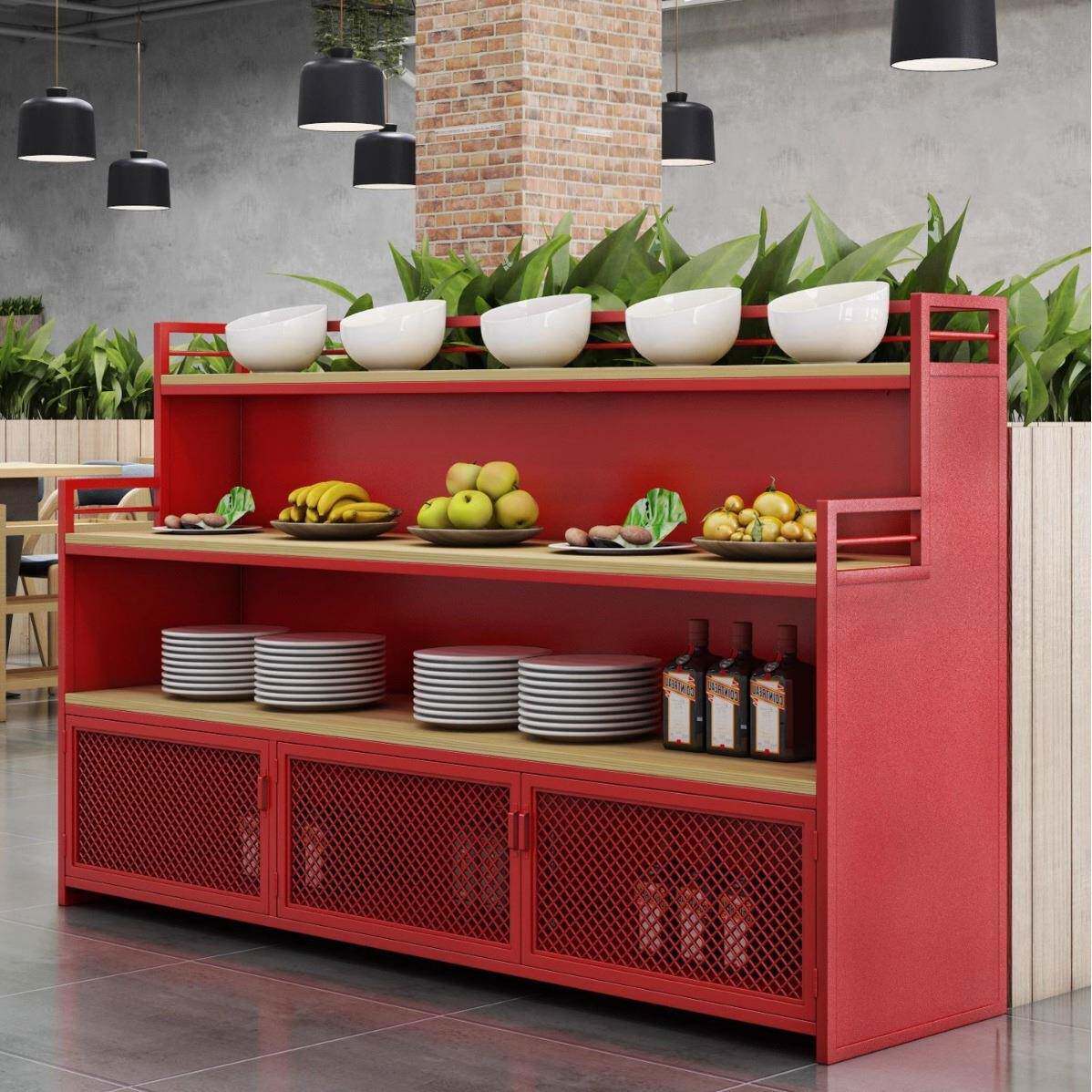 火锅店味调料饭店台调台海LSU底商用餐厅酱料台储物架火锅店捞同