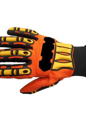 工手厂机械套CE刺防撞防切割维修消防防救援矿工T266PR震防手套