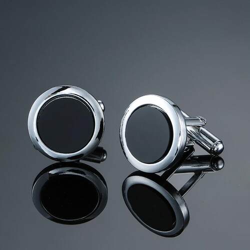 Classic mens new black box Cufflinks Cufflinks French weddi