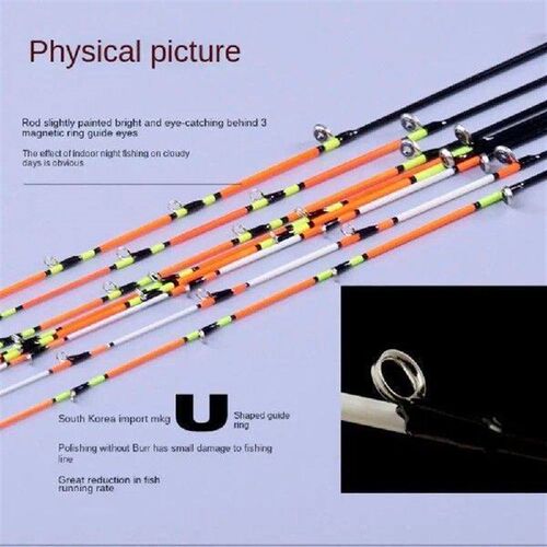 Fiberglass/Carbon Half-titanium Fishing Rod Tip Retractable