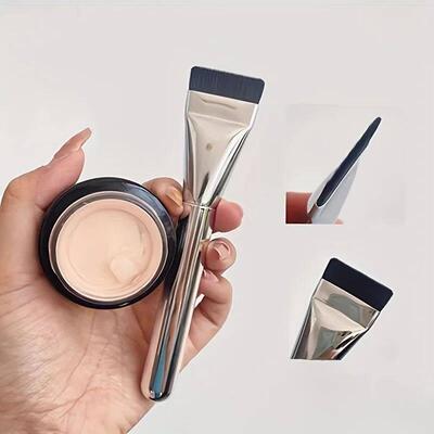1/2Pc Lightweight Flat Head Brush for Seamless Foundation &
