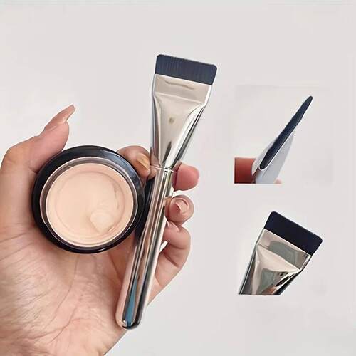 1/2Pc Lightweight Flat Head Brush for Seamless Foundation &