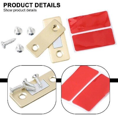Hole-Free Invisible Magnet Door Suction Cabinet Strong