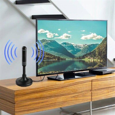 Portable  Antenna 300cm Coax Cable Digital Receiving