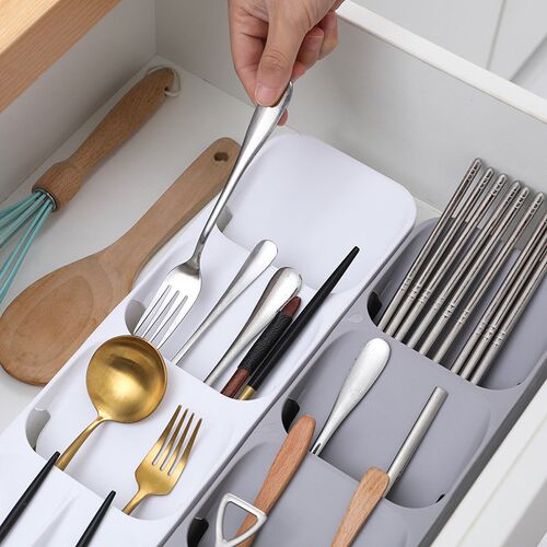 Cutlery Storage Tray Knife Holder Knife And Fork Storage Box