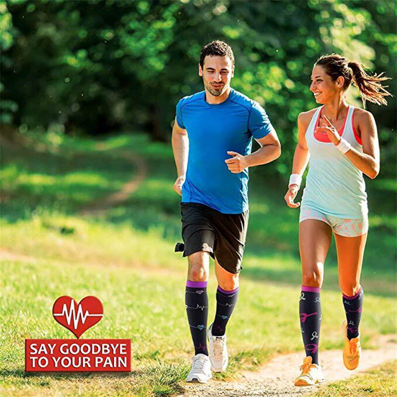 New Compression Socks Fit for Nurse Doctor Varicose Veins Ed - 实物图