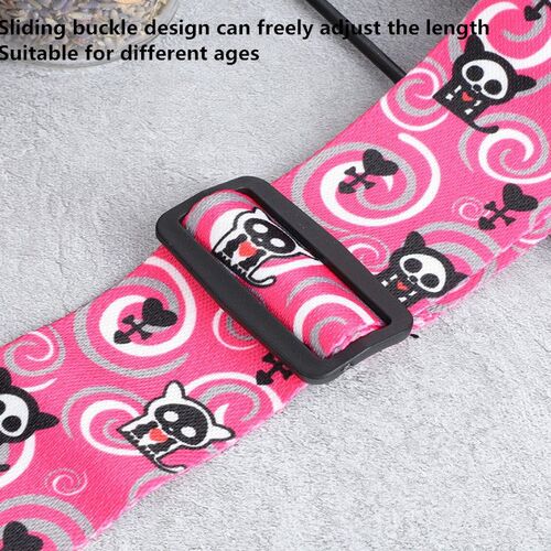 1pc Ethnic Style Widened Acoustic Guitar Strap Leather Head