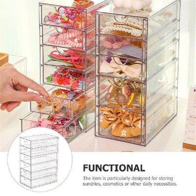 Large Storage Bin Drawer Box Computer Monitors Case Basket