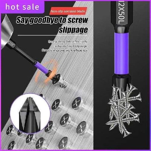 D1 Anti-Slip And Shock-Proof Bits Screwdriver Bits, High