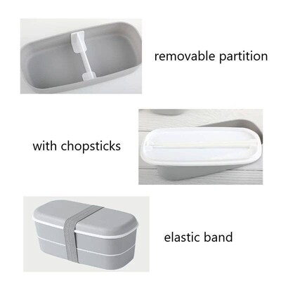 Bento Box Refrigerator Food Fresh-keeping Box Double-layered