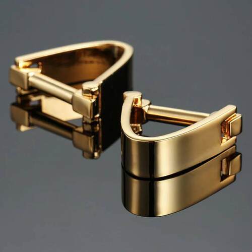 High Quality Stainless Steel Polished Cufflinks New Fashion
