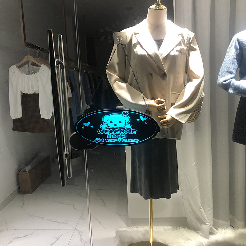 创意发光门牌定制个性店铺有事外出欢迎光临休息中正在营业中挂牌,家居饰品,装饰挂牌,淘宝优惠券,粉丝福利购,淘宝优惠卷