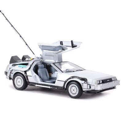 Welly 1:24 DMC-12 DeLorean Time Machine Back to the Future C