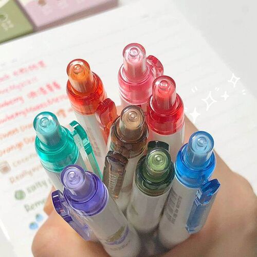 Creative 3D Fruit Sent Colored Gel Pens 0.5mm Smooth Writing