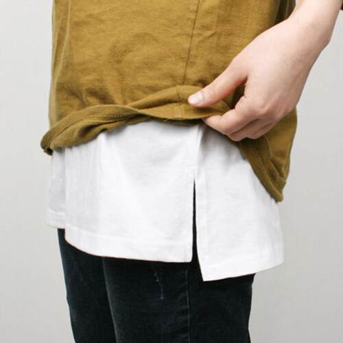 High Waist Skirt Adjustable Layering Fake Top Lower Sweep
