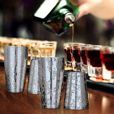 Boston Cocktail Shaker Creative Engraving Martini Bar