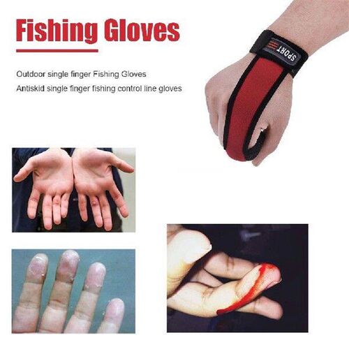 Casting Gloves Singer Finger Stall Protector Sea Fly Carp