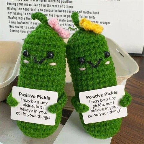 1/10pcs Handmade Emotional Cucumber itive Energy