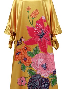 Women VONDA Summer Party Dress Vintage Floral Printed